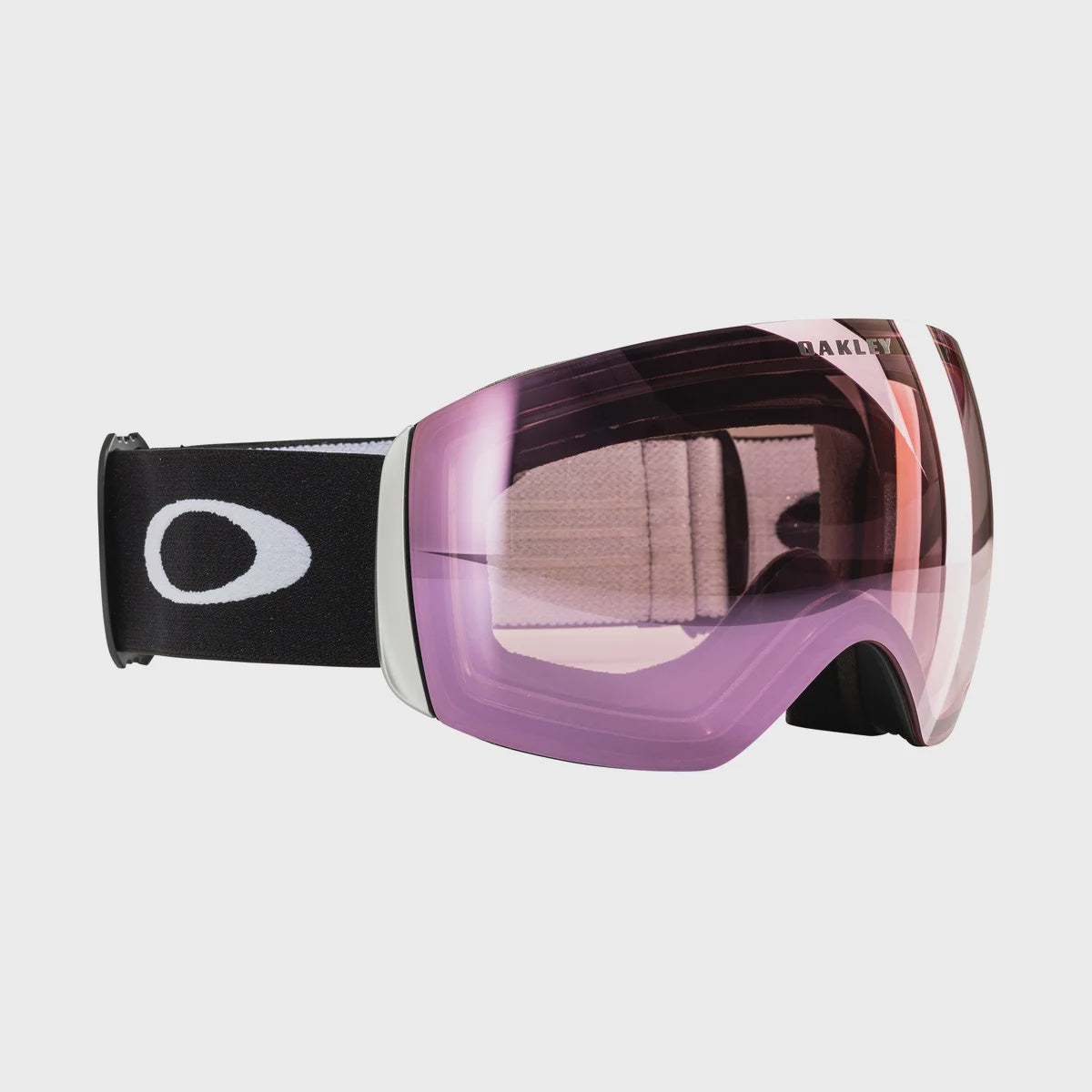 Oakley Flight Deck Snow Goggles, Hi Pink Iridium, Size L