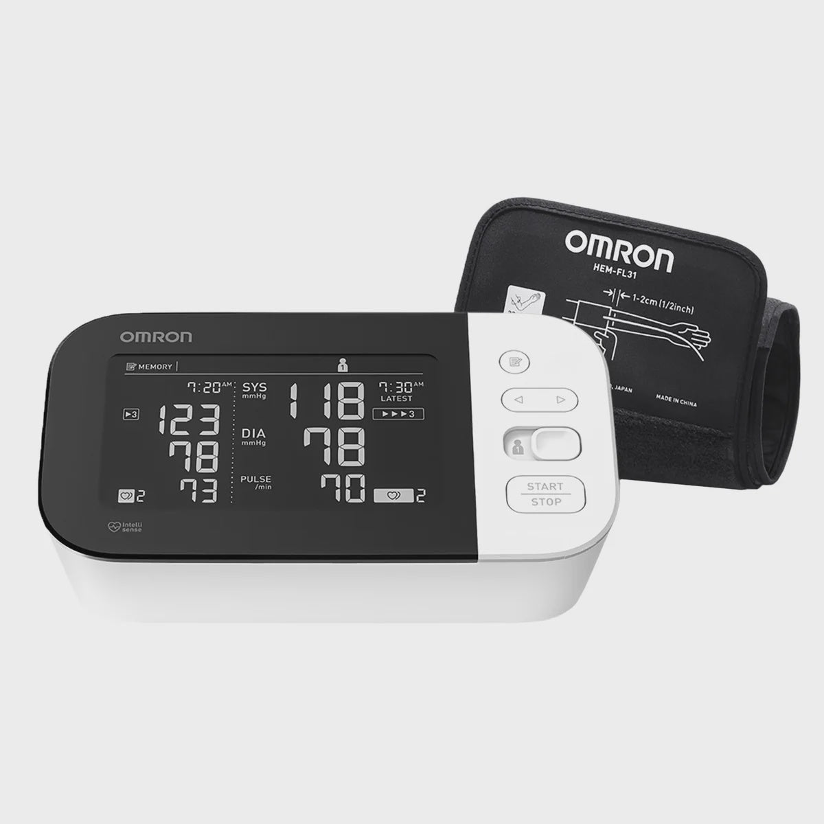 Omron BP7455 Blood Pressure Monitor With Bluetooth Connectivity