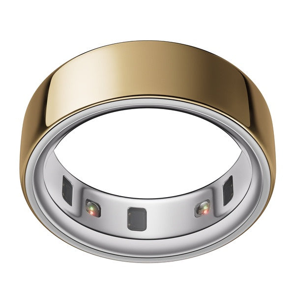 Oura Ring 4 Gold Smart Ring, Exclusive Bundle, Ring + Additional Charger Included, SIZE 9