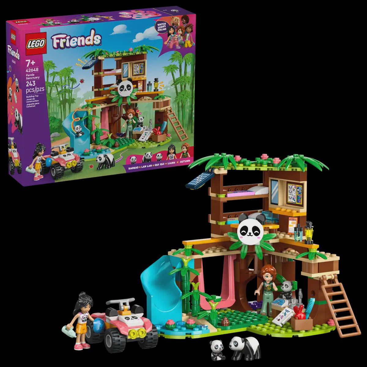 Lego Panda Sanctuary Animal Care 42648