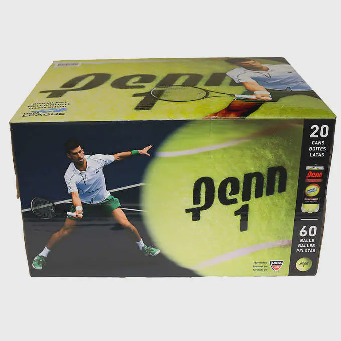 Penn Championship Tennis Ball, 60 Balls