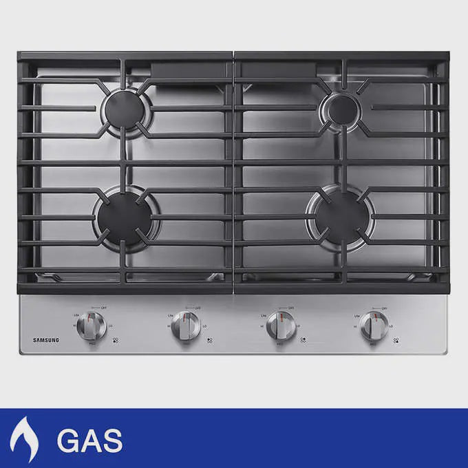 Samsung 30 in. Stainless Steel Gas Cooktop with Powerful Burners Model  NA30R5310FS/AA
