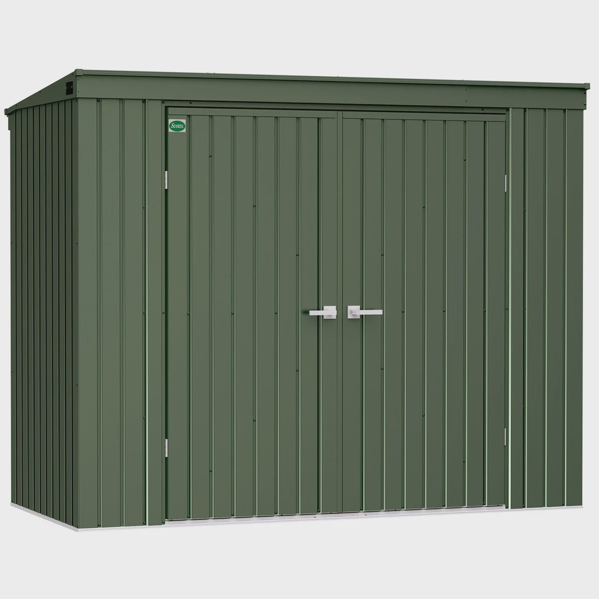 Scotts Garden Storage Shed 8 ft. × 5 ft. Vintage Green