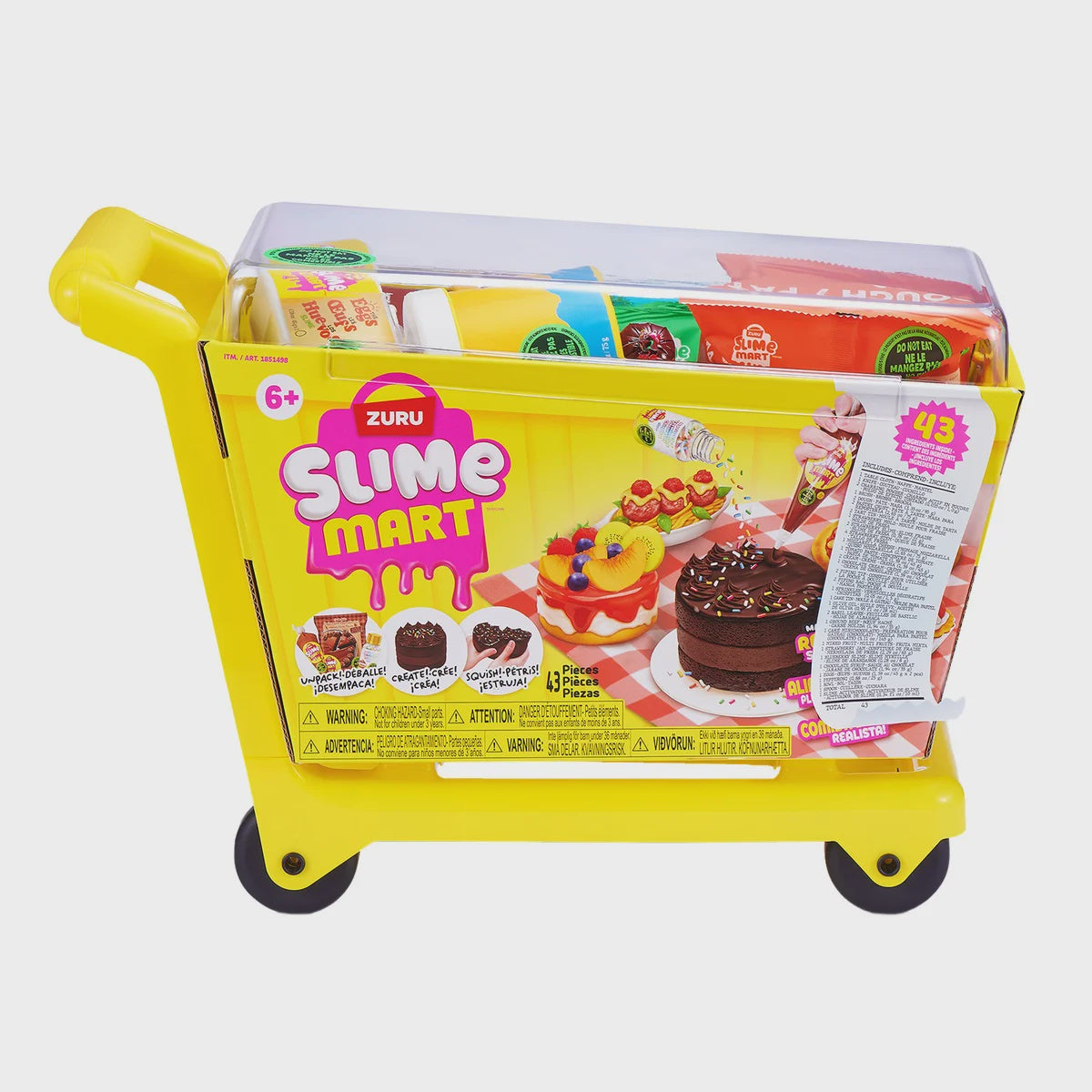 Slime Mart Shopping Cart Playset