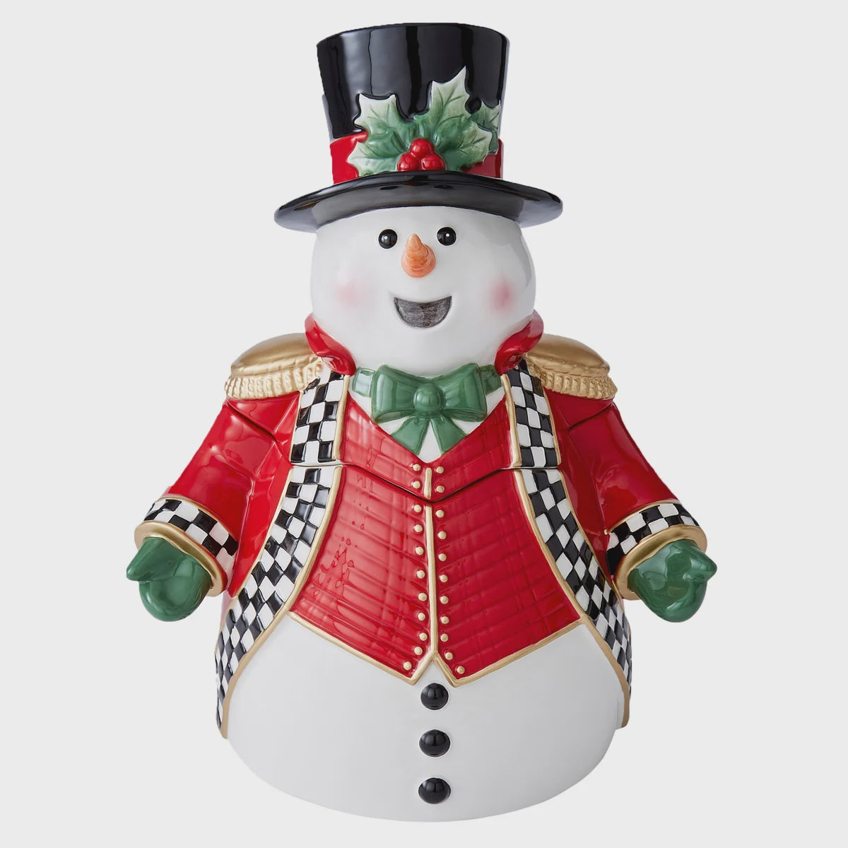 Spode Christmas Tree Collection - Snowman Cookie Jar