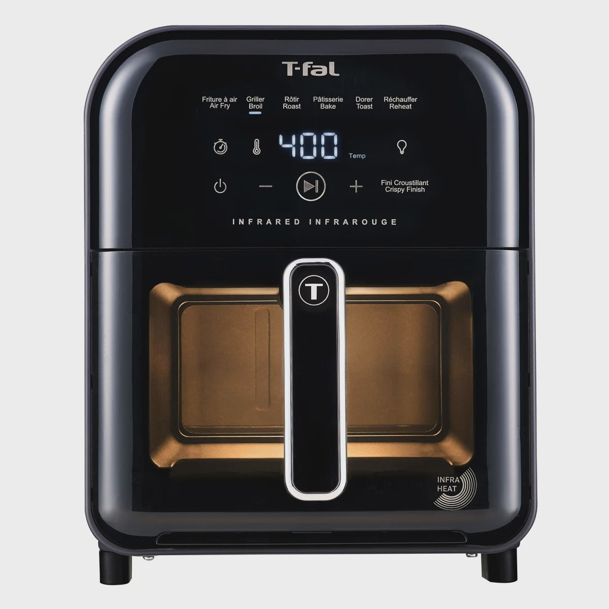 T-fal Infrared 6 L (6.3 qt.) 2.0 Air Fryer with Infra-Heat Technology