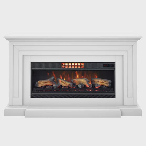 Tresanti Gwendolyn Wall Mantel with ClassicFlame CoolGlow 2-in-1 Electric Fireplace and Fan **no remote