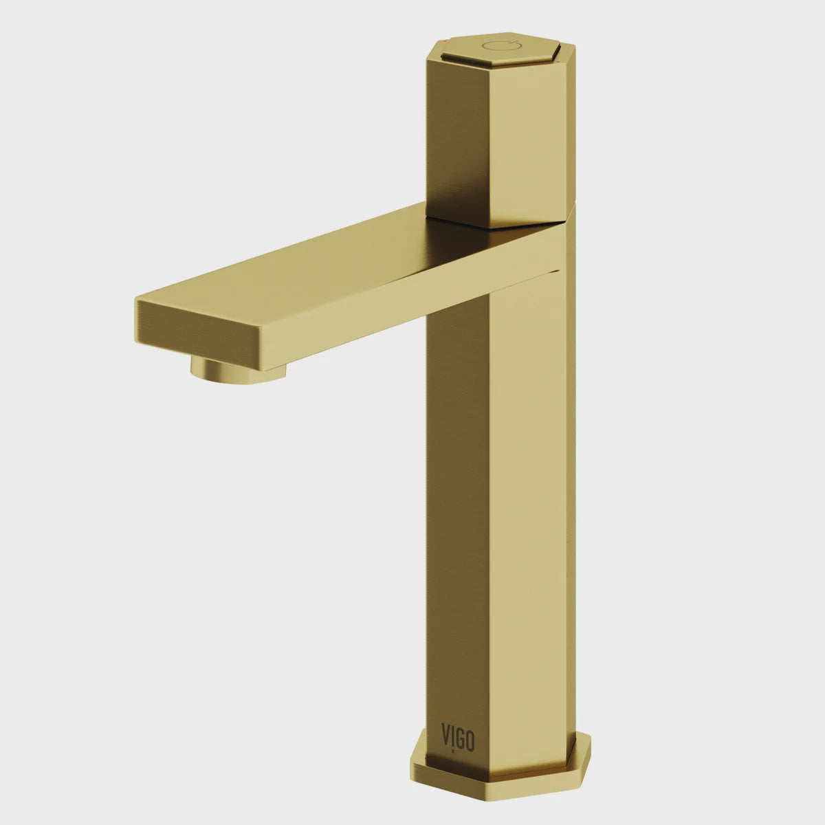 VIGO Nova Single Handle Bathroom Faucet, Gold