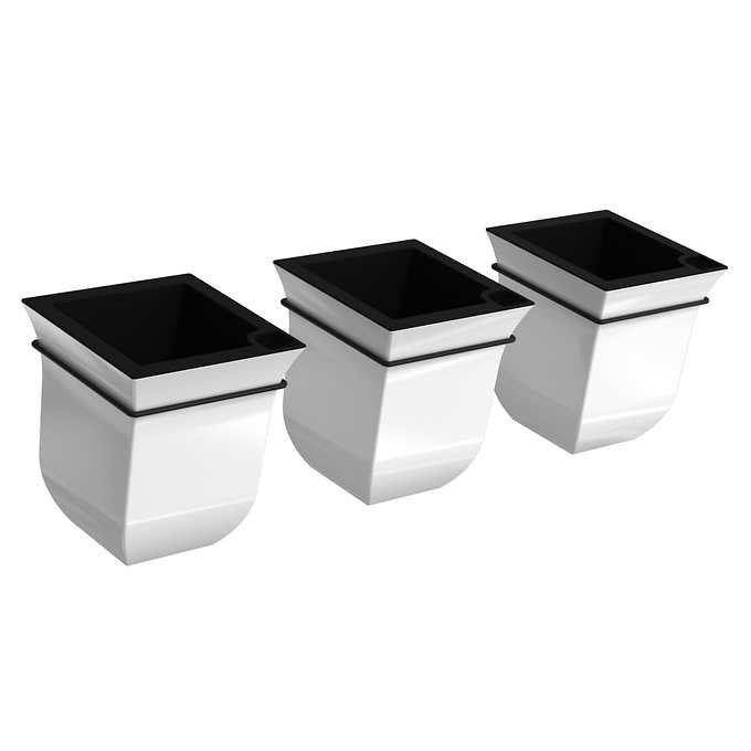 Valencia 8in Wall Mount Planter - 3-pack