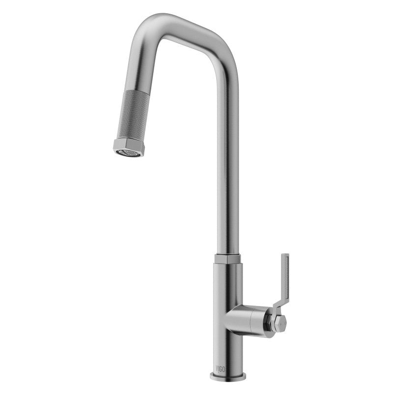 Vigo Hart Angular Pull-Down Kitchen Faucet