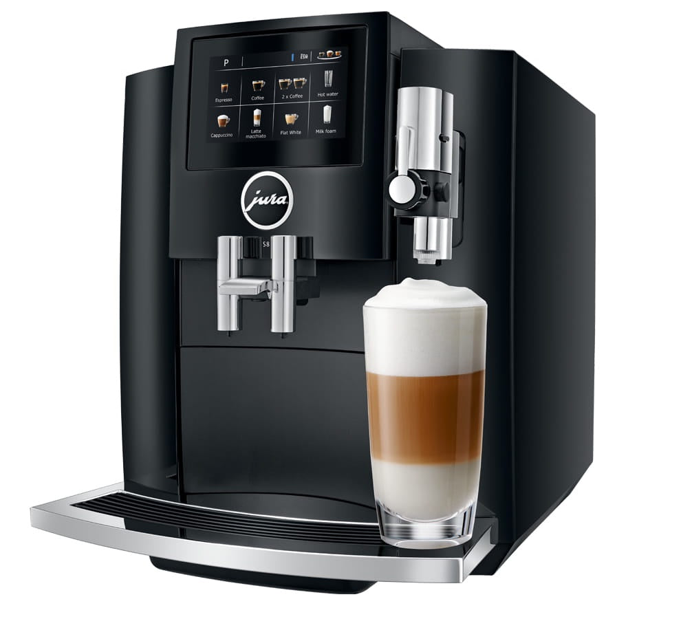 JURA S8 Automatic Coffee Machine, Piano Black