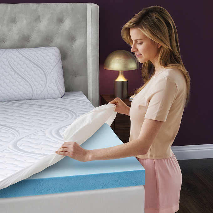 Novaform 3 in. Comfort Grande Plus Gel Memory Foam Mattress Topper