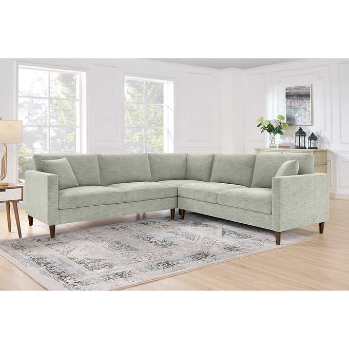 Lillian August Sectional, Grey