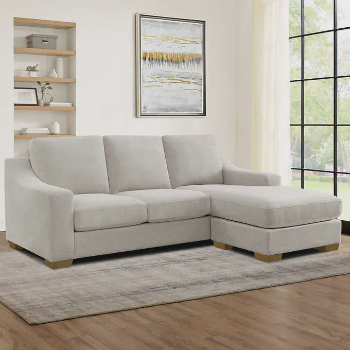 Thomasville Dillard 2-piece Fabric Sofa with Reversible Chaise