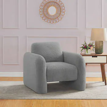 Cassidy Fabric Chair, Grey