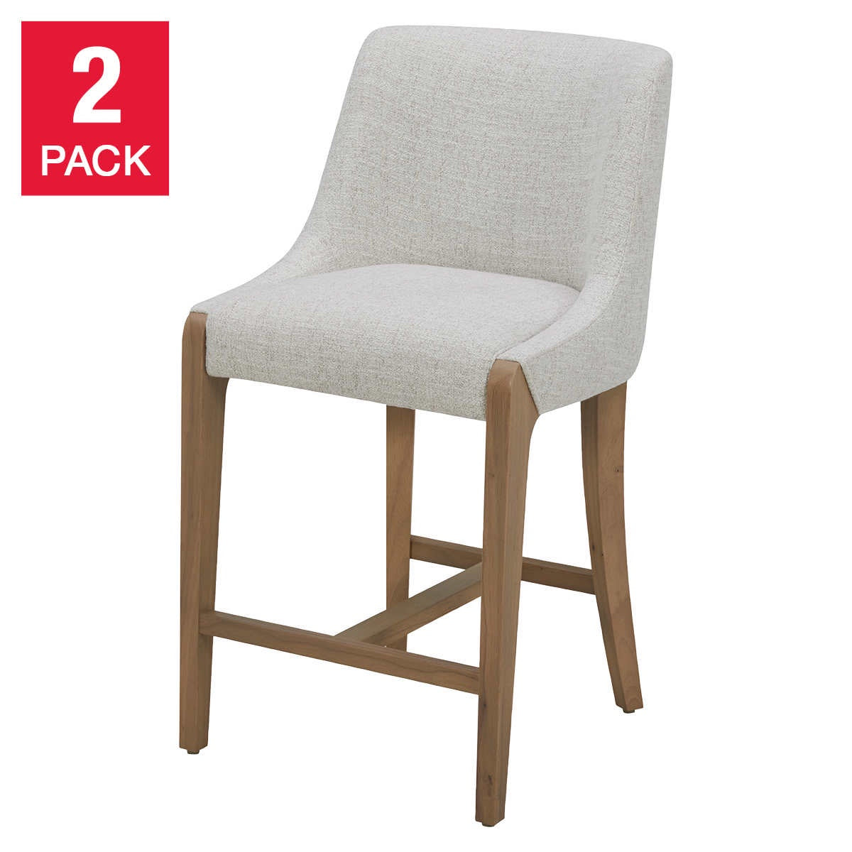 Aiden & Ivy - Fabric Counter Stool, 2-pack