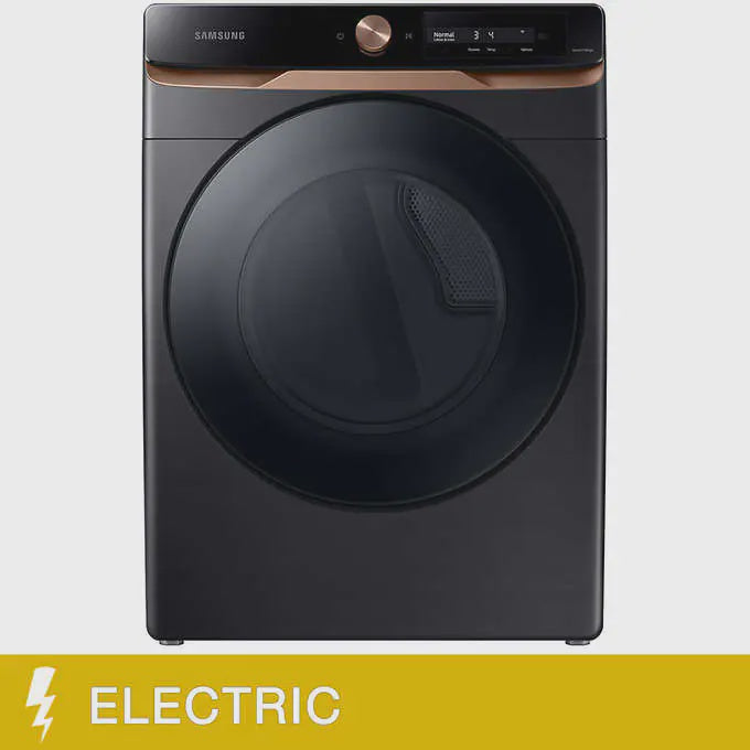 Samsung 7.5 cu. ft. Black Stainless Steel Electric Dryer with Super Speed Dry