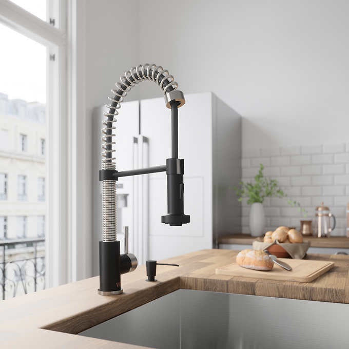 VIGO Pull Down Spray Kitchen Faucet