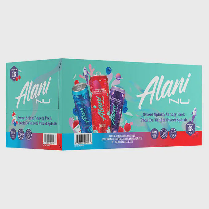 Alani Nu Sweet Splash Variety Pack 18 pack