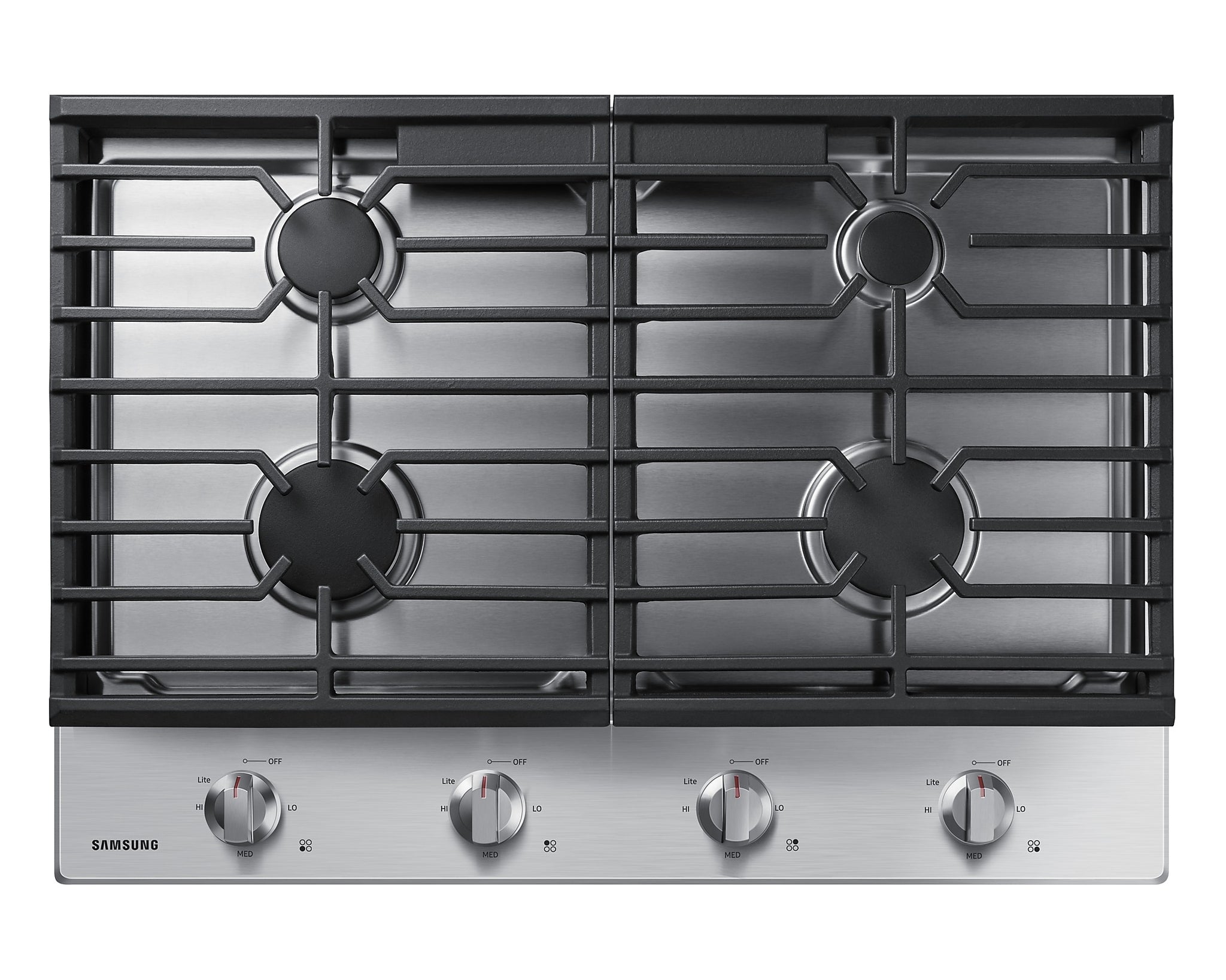 Samsung 30" 4-Burner Gas Cooktop with Knob Controls