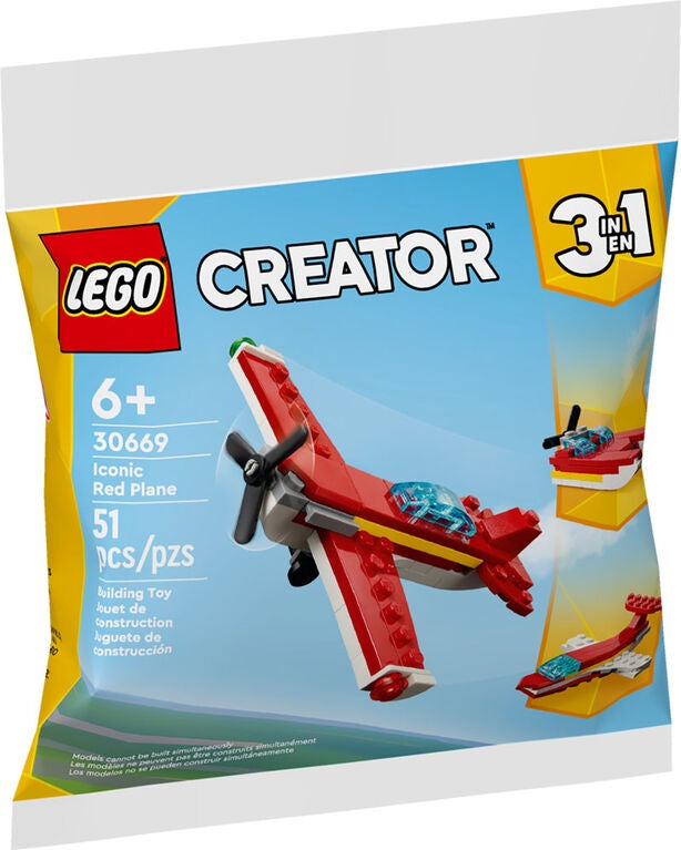 LEGO® Iconic Red Plane 30669