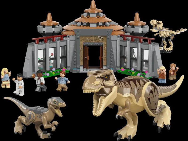 LEGO® Jurassic World Visitor Center: T. rex & Raptor Attack