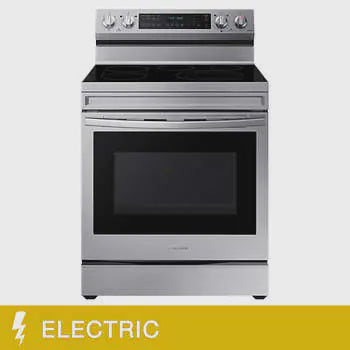 Samsung 30 in. 6.3 cu. ft. Stainless-steel Electric Range with Air Fry and Built-in Wi-Fi 8906367