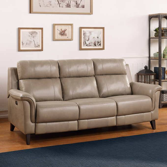 AVALON PARK Leather Power Reclining Sofa