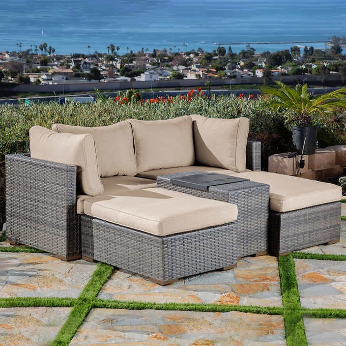 Allspace Sunbrella 5-piece Patio Seating Set