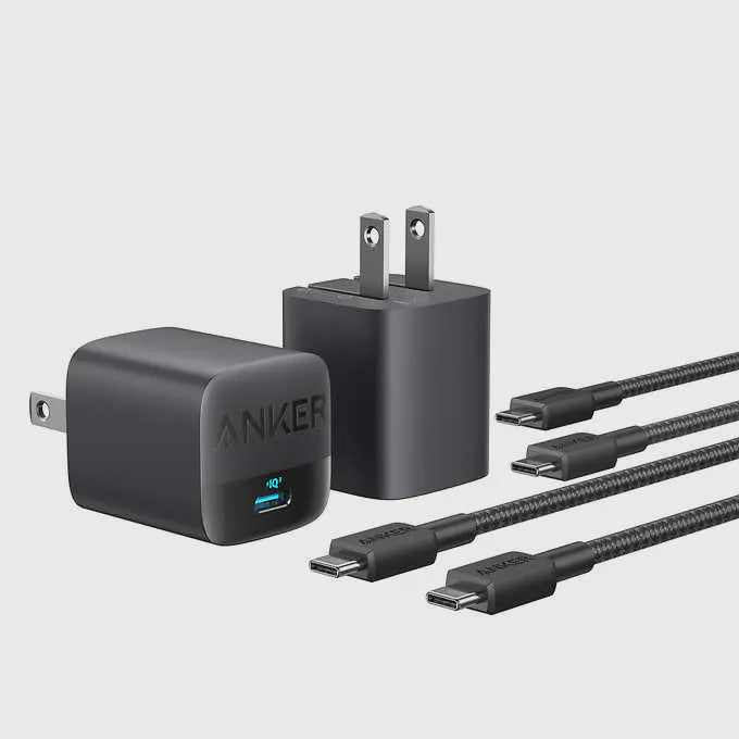 Anker Fast Charging Kit 30W USB-C to USB-C Cable 2 Pack