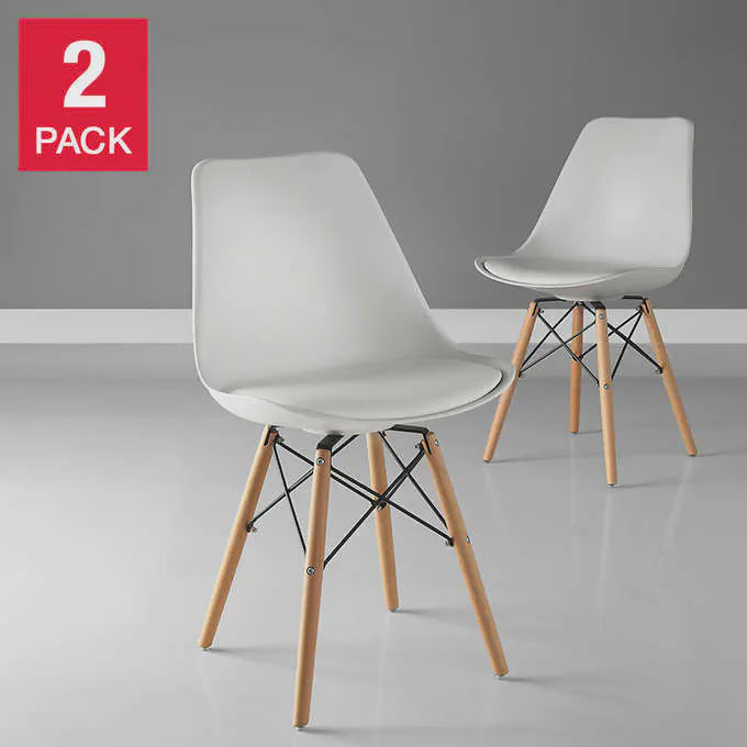 Eiffel Chair, White, 2-pack