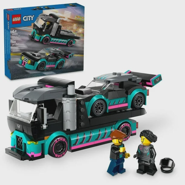 LEGO® City Race Car and Car Carrier Truck 60406