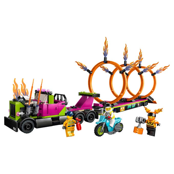 LEGO® City Stunt Truck & Ring of Fire Challenge 60357