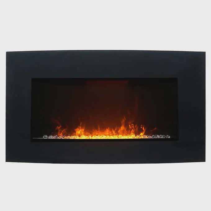 Paramount 91.4 cm (36 in.) Stirling Curved Wall Mount Fireplace