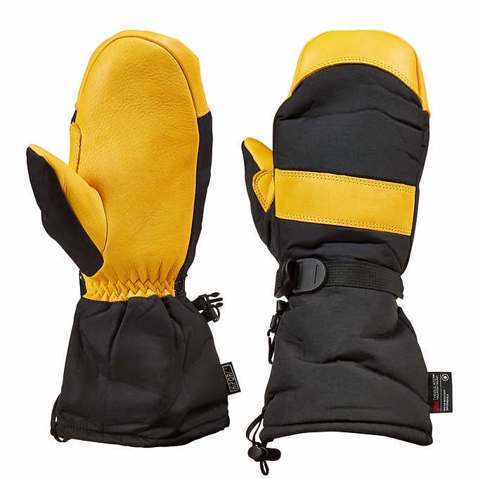 Saranac Gauntlet Premium Deerskin Ski Mitt