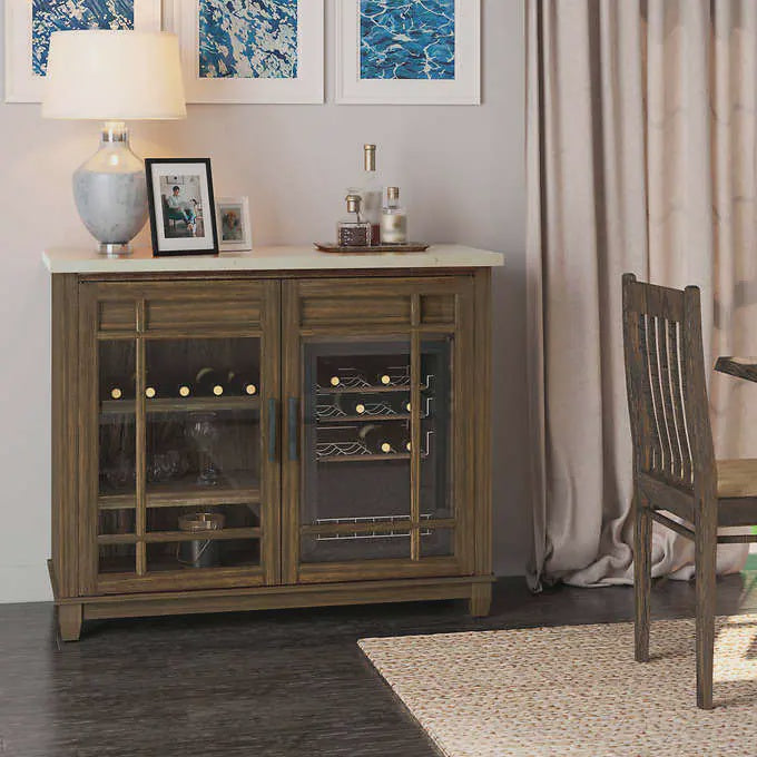 Tresanti Franklin Wine Cabinet with Integrated Cooler