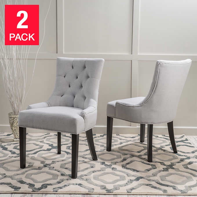 Wynn Brown Leather Dining Chair 2-Pack