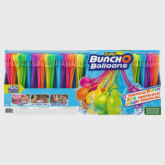 Bunch O Balloons 420 Rapid-Filling Self-Sealing Water Balloons - 12 Bunches