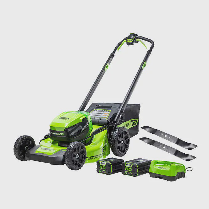 Greenworks Pro 80V 21" Self-Propelled Lawn Mower with 2 Blades