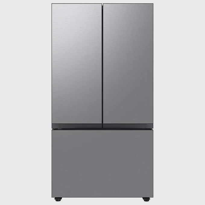 Samsung BESPOKE 36 in 30.1 cu. ft. Stainless Steel 3 Door French Door Refrigerator with Cooling Plus and Autofill Pitcher