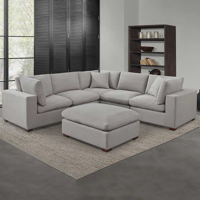 Thomasville Lowell 6-piece Fabric Modular Sectional